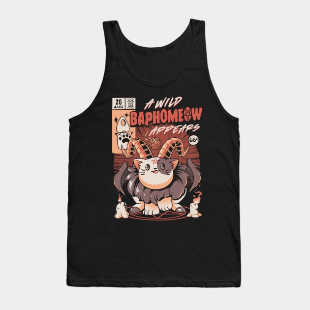 Baphomeow Tank Top by Ilustrata